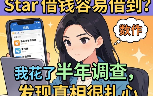 什么软件借钱容易借到？我花了半年调查，发现真相很扎心