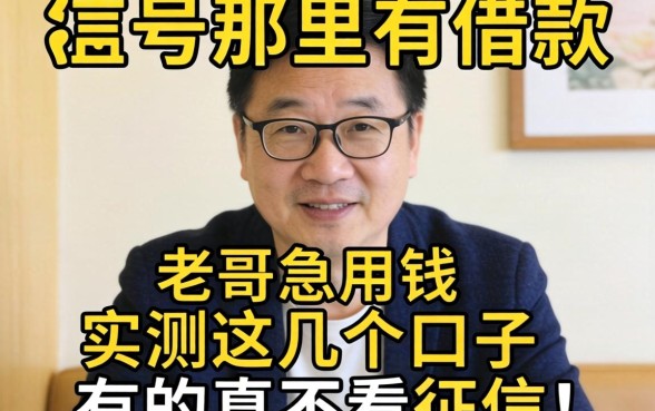 qq号哪里有借款？老哥急用钱实测这几个口子，有的真不看征信！