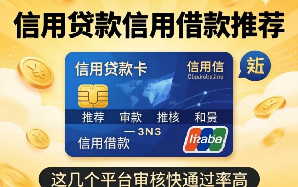 信用贷款信用借款推荐：这几个平台审核快通过率高