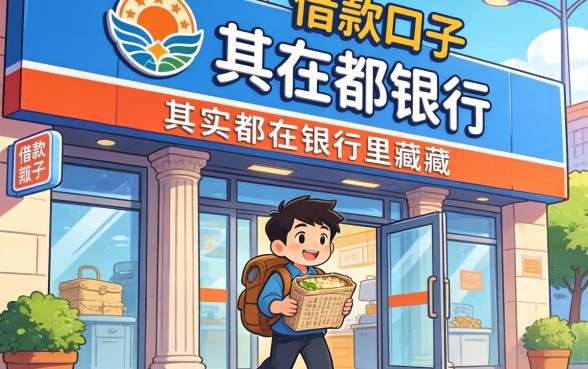 2026好下的借款口子，其实都在银行里藏着