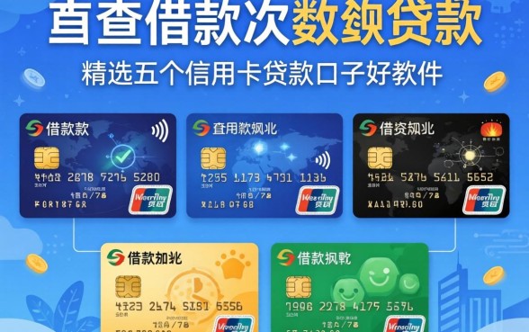 不查借款次数的贷款，精选五个信用卡贷款口子好软件