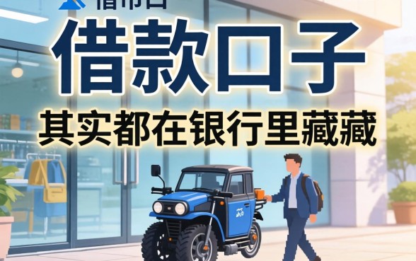 2026好下的借款口子，其实都在银行里藏着