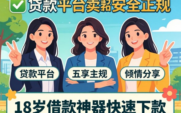 哪些贷款平台比较安全正规，倾情分享五个18岁借款神器快速下款平台
