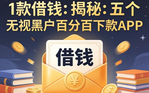 什么软件里面有借钱的,揭秘五个无视黑户百分百下款app