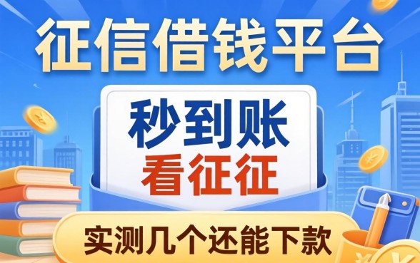 不用征信的借钱平台秒到账不看征信,实测几个还能下款的