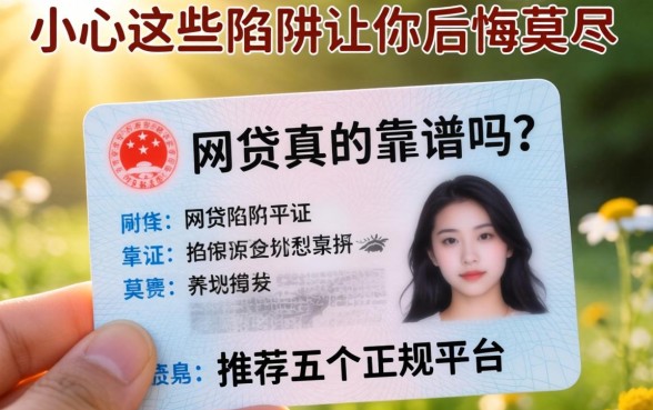光凭一张身份证网贷真的靠谱吗？小心这些陷阱让你后悔莫及，推荐五个正规平台
