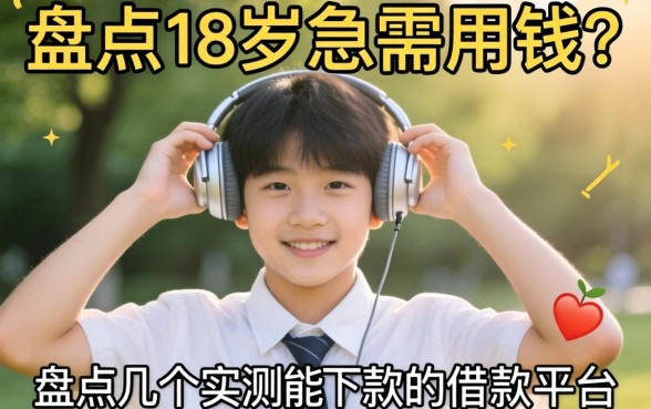 刚满18岁急需用钱？盘点几个实测能下款的借款平台