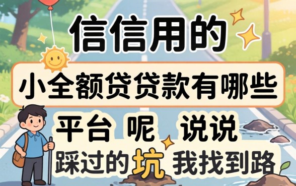 不查信用的小额贷款有哪些平台呢？说说我踩过的坑和找到的路