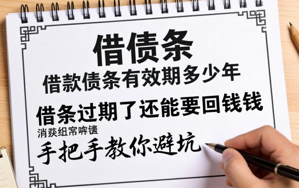 借款借条有效期多少年?借条过期了还能要回钱吗?手把手教你避坑
