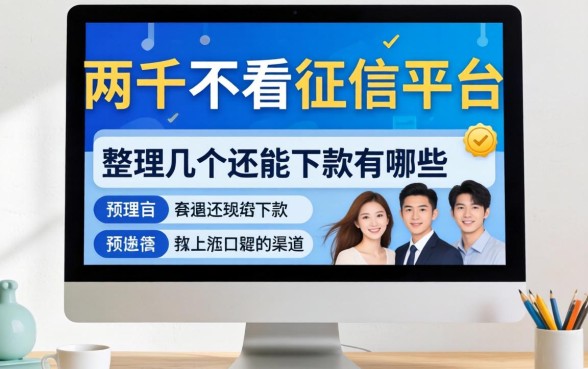 借两千不看征信的平台有哪些？整理几个还能下款的渠道