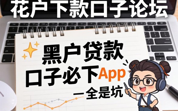 我翻遍了2026花户下款口子论坛,发现黑户贷款的口子必下app全是坑