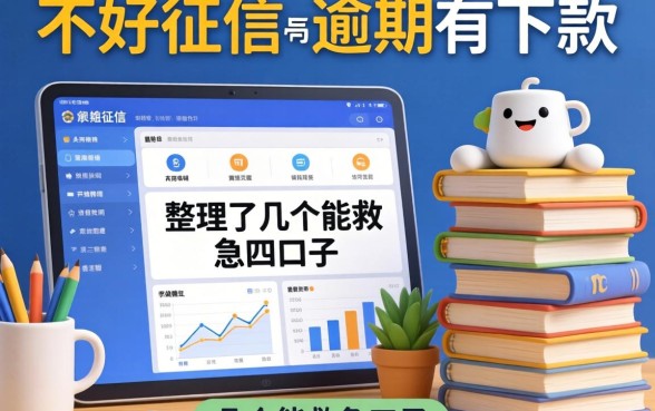 大数据不好征信有逾期有下款的，整理了几个能救急的口子