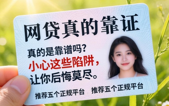 光凭一张身份证网贷真的靠谱吗？小心这些陷阱让你后悔莫及，推荐五个正规平台