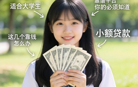 大学生急需用钱怎么办?适合大学生的小额贷款有哪些?这几个靠谱平台你必须知道