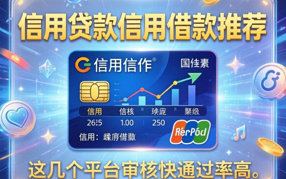 信用贷款信用借款推荐：这几个平台审核快通过率高
