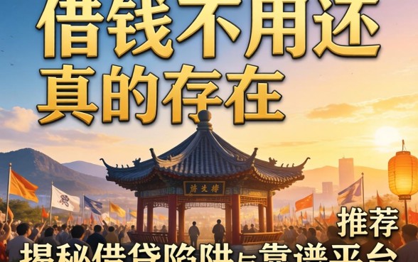 什么借钱不用还真的存在吗？揭秘借贷陷阱与靠谱平台推荐