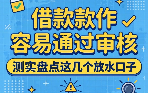 哪个借款软件通过容易通过审核?实测盘点这几个放水口子