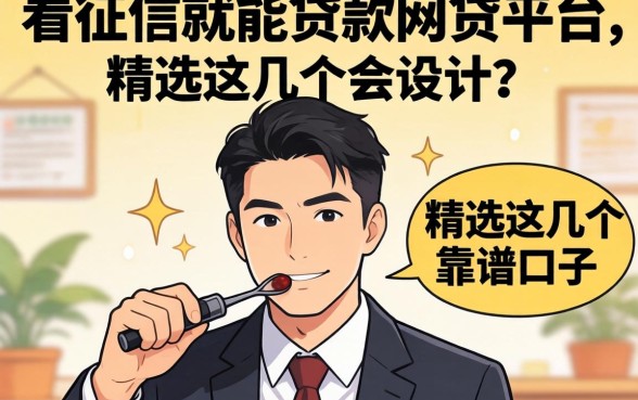 哪有不看征信就能贷款的网贷平台?精选这几个靠谱口子