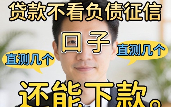 哪些贷款不看负债的征信？实测几个还能下款的口子