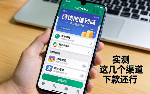 oppo手机借钱能借到吗？实测这几个渠道下款还行