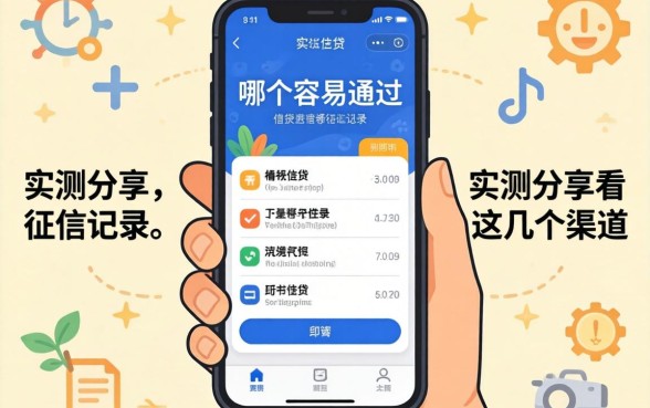 借款软件哪个容易通过不看征信记录？实测分享这几个渠道