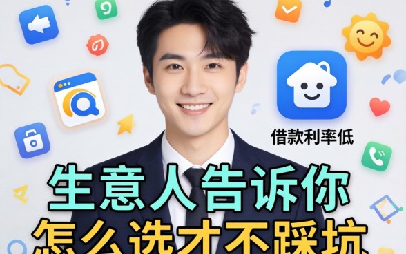 什么app借款利率低？生意人告诉你怎么选才不踩坑