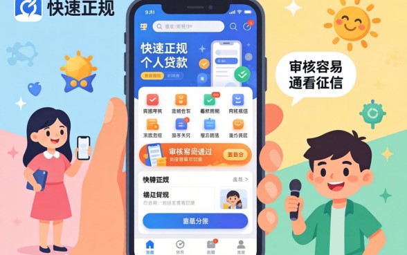 分享5个快速正规个人贷款app，审核容易通过不看征信