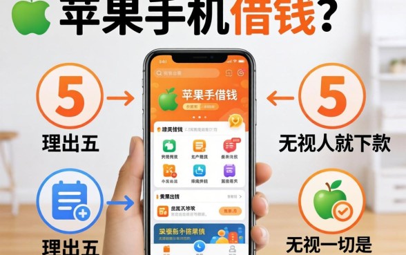 只能苹果手机借钱软件，理出五个无视一切是人就下款平台