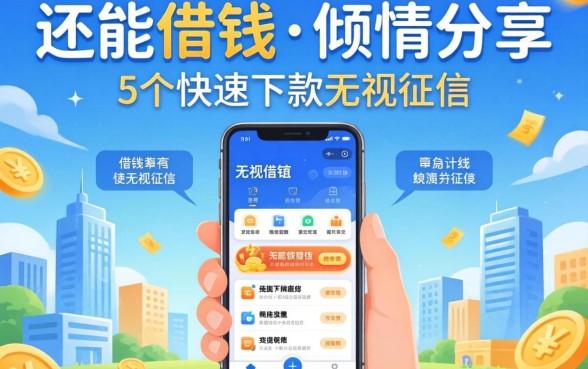 哪里还能借钱,倾情分享5个快速下款无视征信的软件
