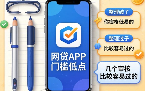 哪款网贷app门槛低点的？整理了几个审核比较容易过的