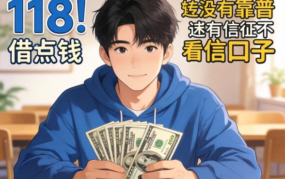 刚满18岁想借点钱周转,有没有靠谱不看征信的口子推荐?