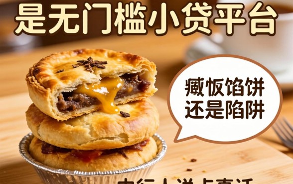 2026年无门槛小贷平台是馅饼还是陷阱?内行人说点真话