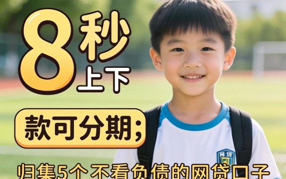 18岁秒下款可分期，归集5个不看负债的网贷口子
