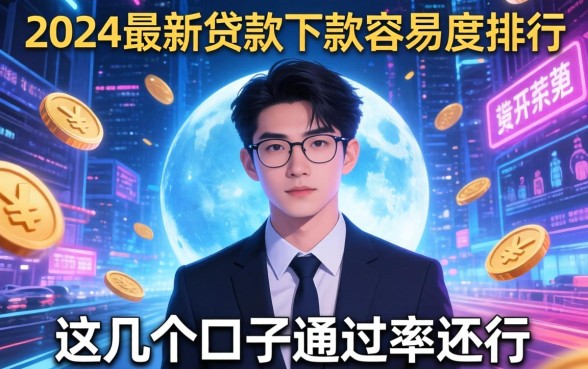 2024最新贷款下款容易度排行，这几个口子通过率还行