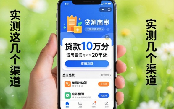 什么APP可以贷款10万分20年还？实测这几个渠道