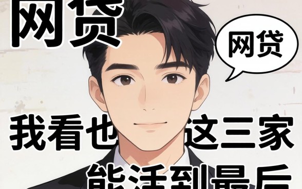 2026最靠谱的网贷,我看也就这三家能活到最后