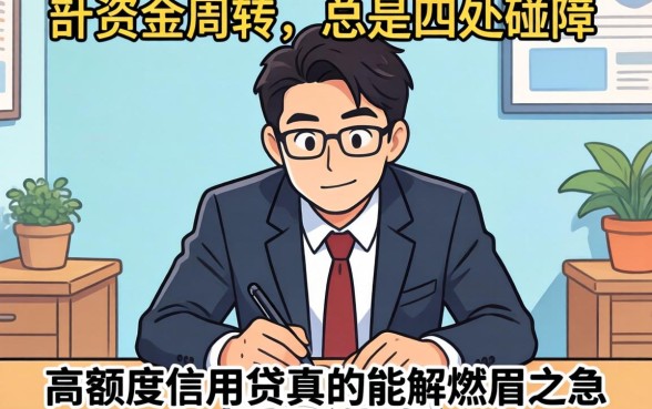 为什么急需资金周转时总是四处碰壁？高额度信用贷真的能解燃眉之急吗？