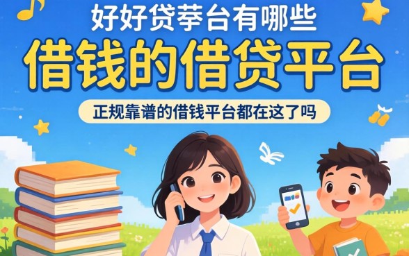 2026好借钱的借贷平台有哪些？正规靠谱的借钱平台都在这了吗？