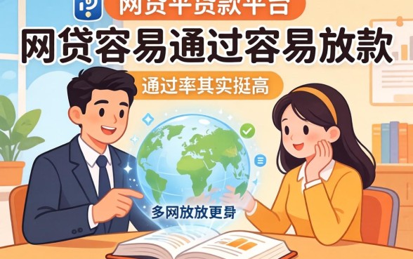 分享几个网贷容易通过容易放款的平台，通过率其实挺高