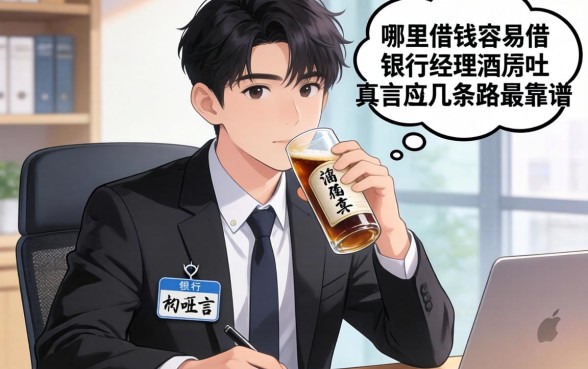 20岁哪里借钱容易借?银行经理酒后吐真言,这几条路最靠谱