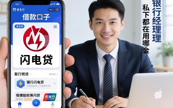 像招行闪电贷app一样的借款口子,银行经理私下都在用哪个?