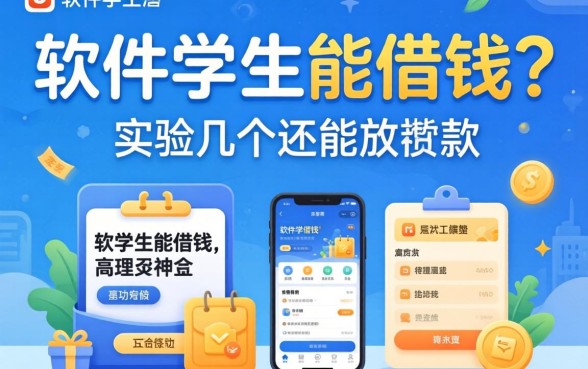 哪个软件学生能借钱?实测几个还能放款的平台