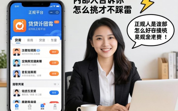 像瑞e贷app一样的正规平台，内部人告诉你怎么挑才不踩雷