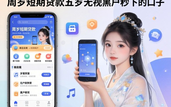 18周岁短期贷款软件，详细阐述五个无视黑户秒下的口子