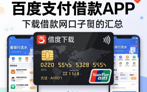 像百度闪付卡借款app下载一样方便的借款口子，汇总五个看银行流水的网贷软件