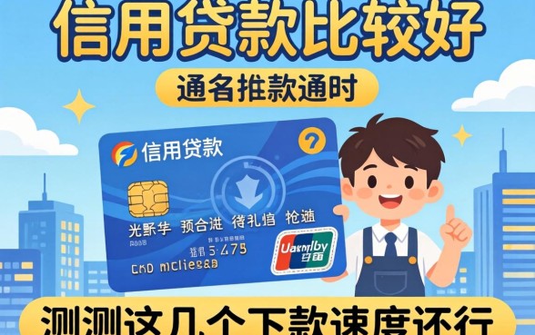 哪个信用贷款比较好通过？实测这几个下款速度还行