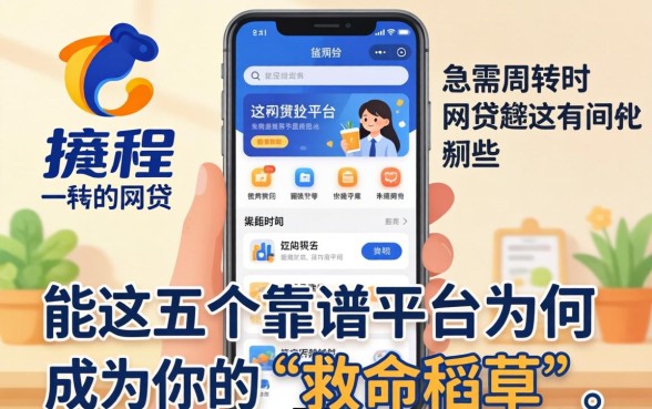 像同程一样的网贷软件有哪些？急需周转时，这五个靠谱平台为何能成为你的“救命稻草”？
