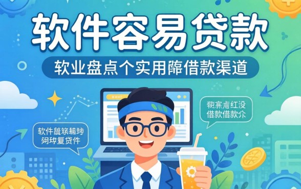 2026哪些软件容易贷款？盘点几个实用的借款渠道