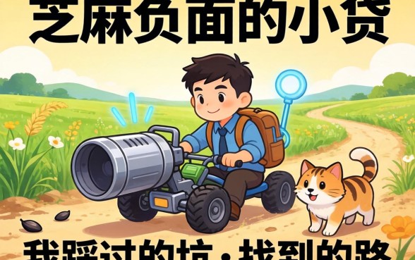 不需要芝麻负面的小贷：我踩过的坑和找到的路