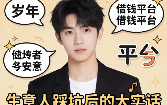 18岁可以借钱的平台有哪些？生意人踩坑后的大实话